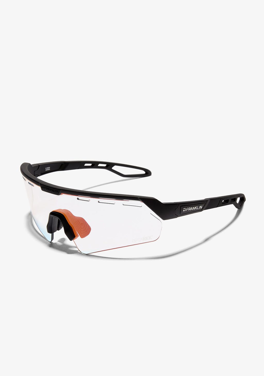 Thunder Fifty Low Matte Black / Photochromic Mirror Red Luxury-Glass™