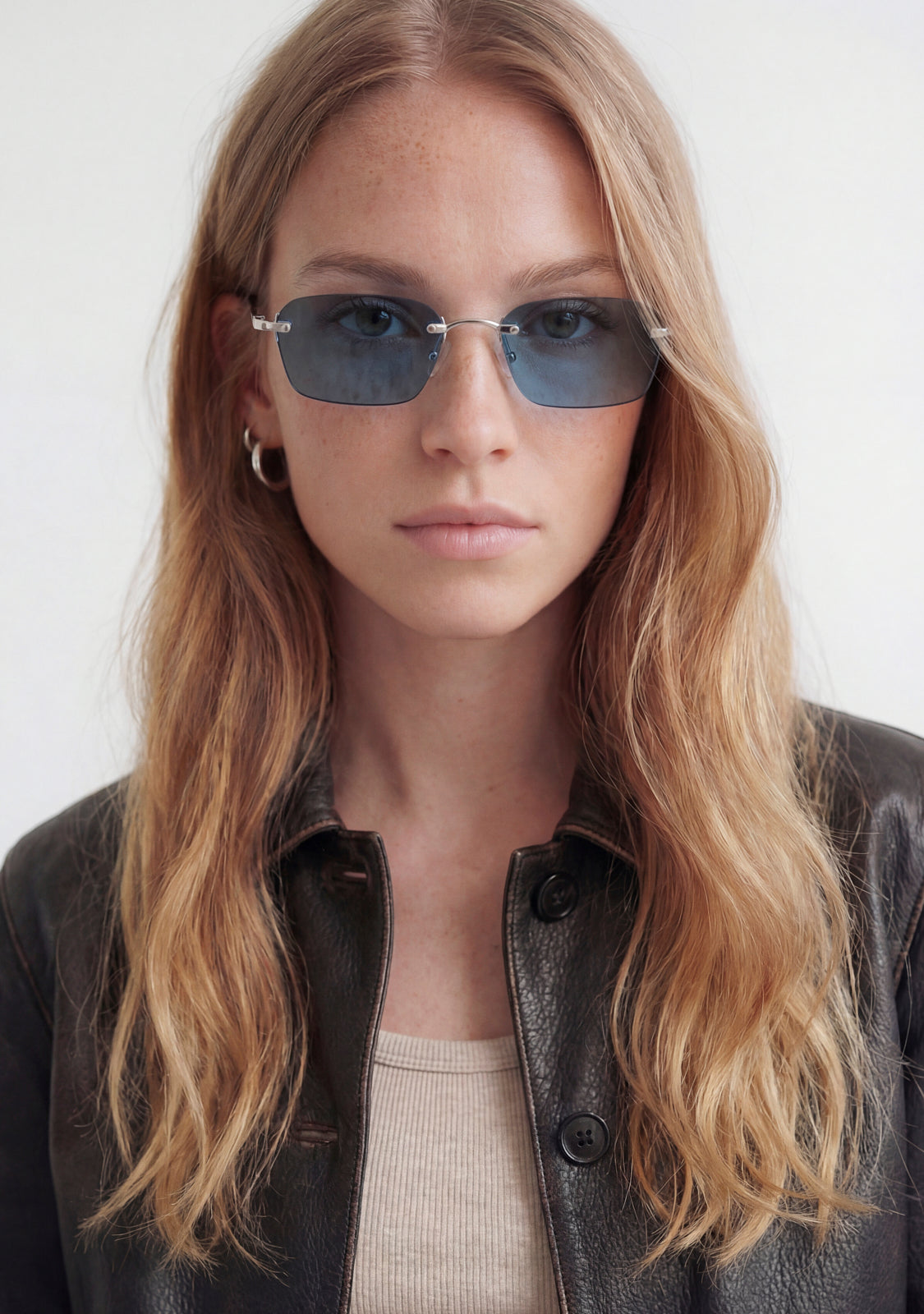Smith Hex Silver / Blue Luxury-Glass™