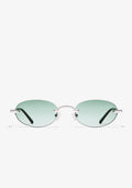 Smith Oval Silver / Gradient Green Luxury-Glass™