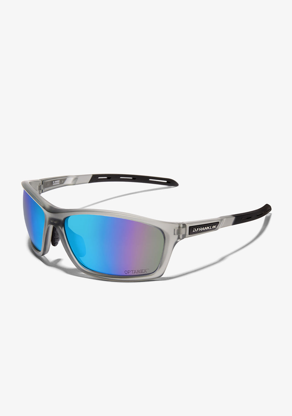Volcano Matte Grey / Mirror Blue Luxury-Glass™