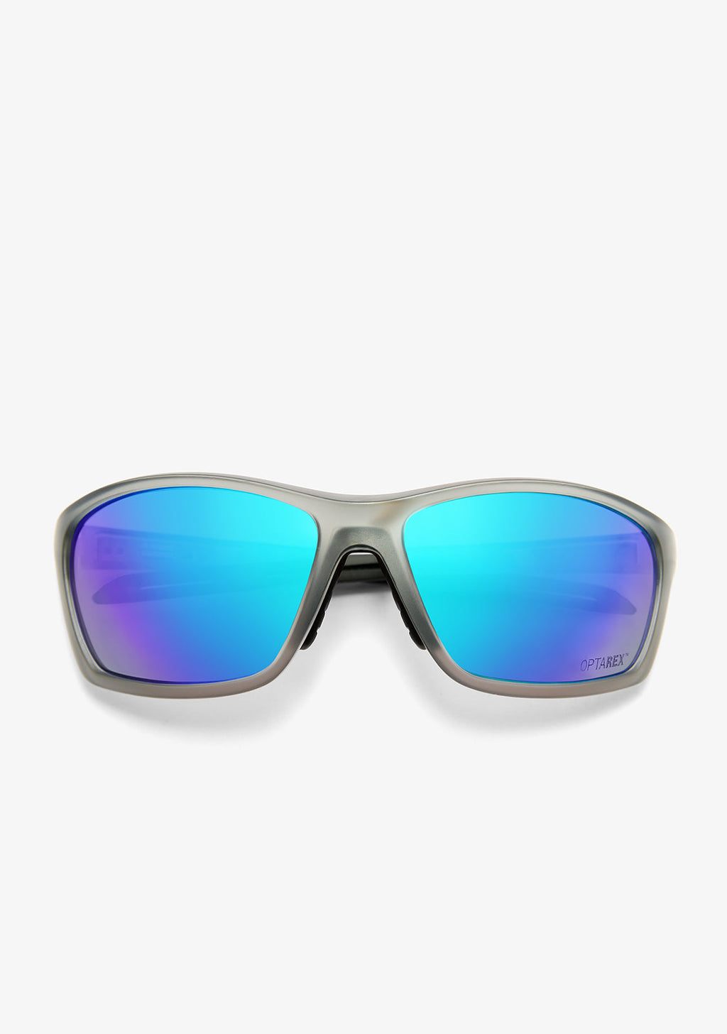 Volcano Matte Grey / Mirror Blue Luxury-Glass™